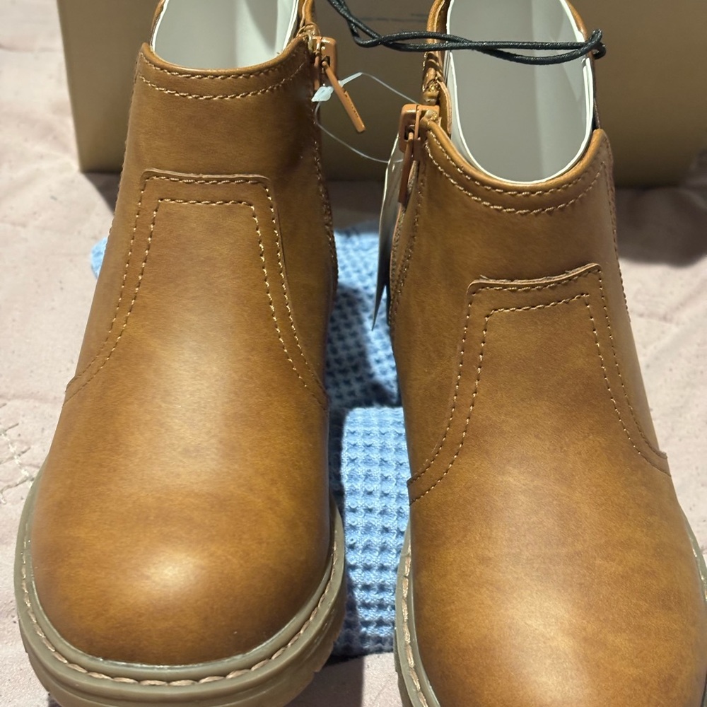 Brown Kids Boots
